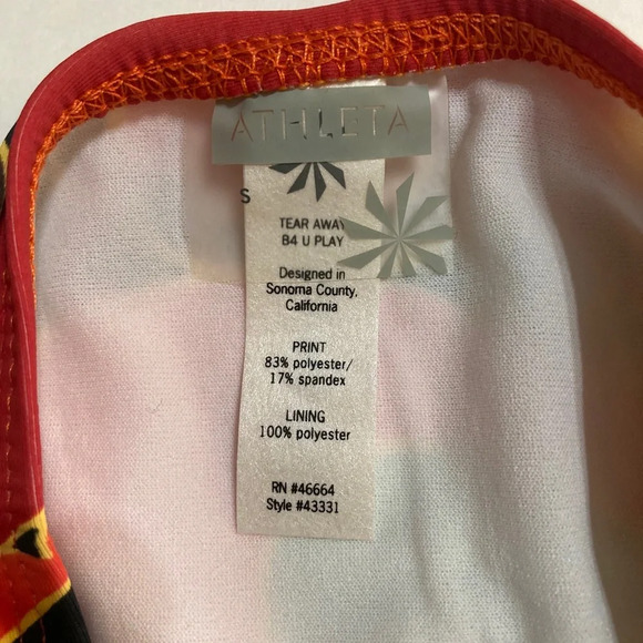 Athleta Tropical Print Bikini Bottom Small Brand New⛱2 Left‼️ - Picture 3 of 6